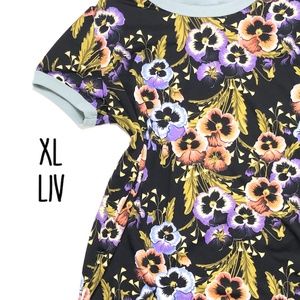 lularoe floral liv tee